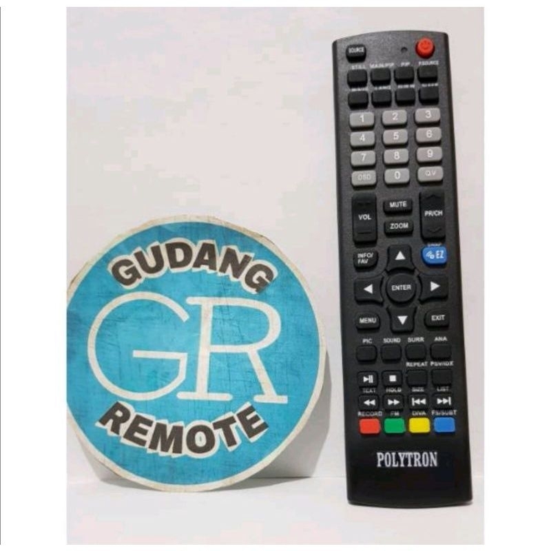 REMOTE TV POLYTRON LCD / LED POLYTRON 811191 CINEMAX / BAZZOKE, SAMSUNG, LG, SONY, SHARP, TOSHIBA, P