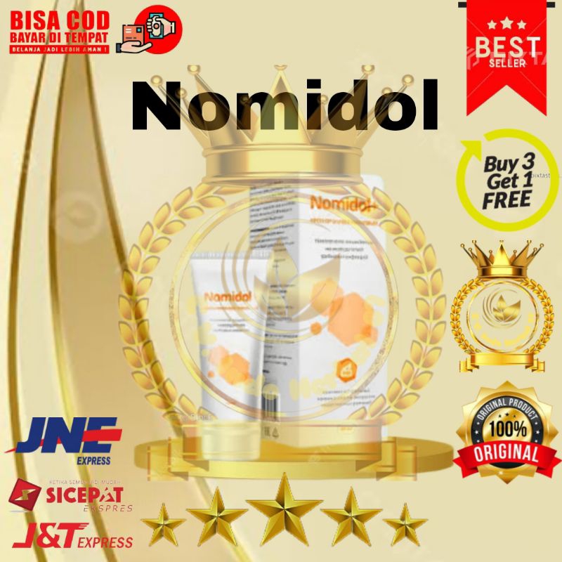 NOMIDOL Asli Cream Nomidol Obat Jamur Bakteri Kuku Kaki Isi 50ml