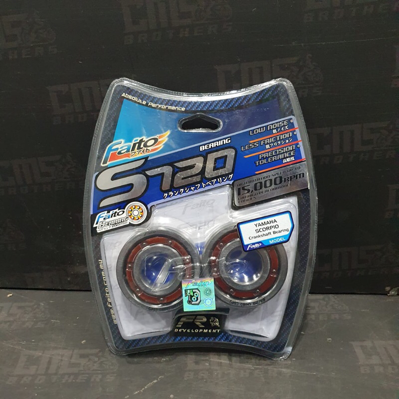 Crankshaft Bearing Lahar Kruk As Faito S720 Yamaha Scorpio