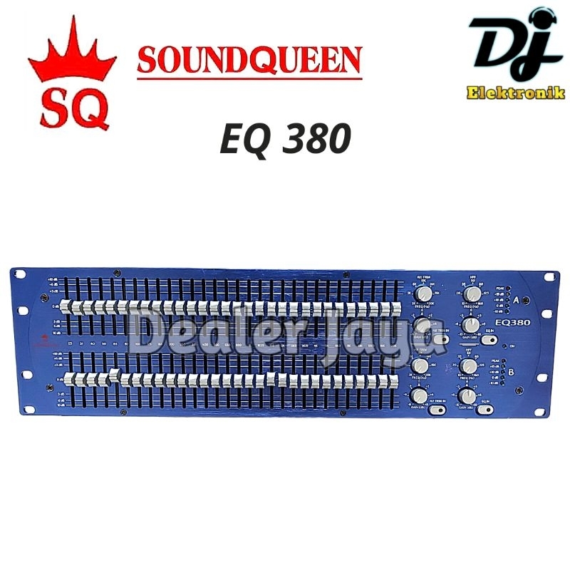 Equalizer/ Equaliser Soundqueen EQ 380 / EQ380 (Bkn Rdw)
