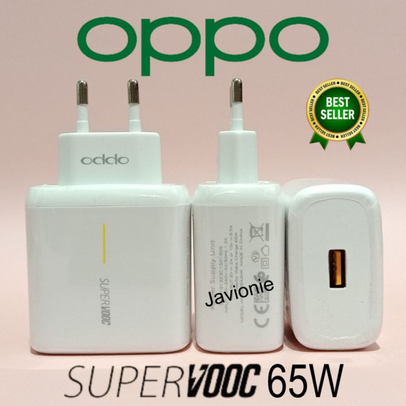 Charger Casan Cas HP OPPO Reno4 Reno 4 PRO Original 65W Super VOOC TYPE C FLASH CHARGE