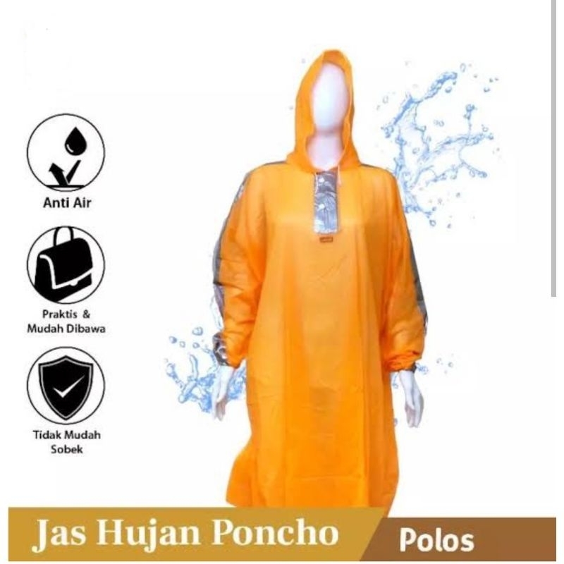 JAS HUJAN PONCO LEXI 202 BAHAN LEBIH TEBAL