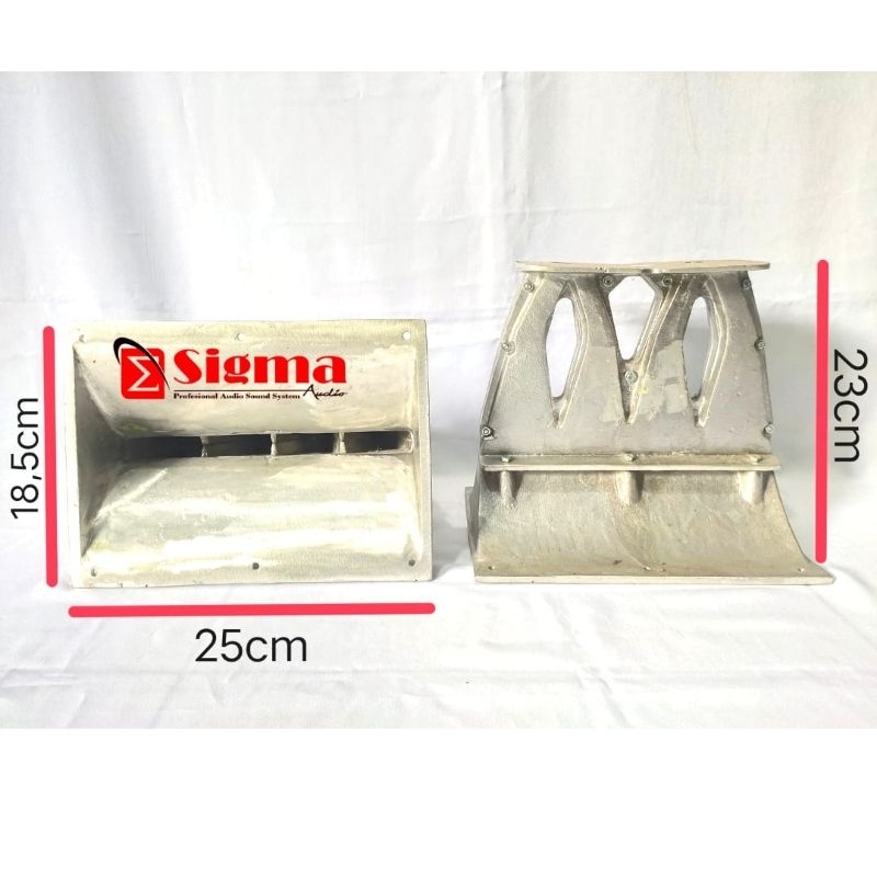 Horn Twiter Custom Double Corong Tweeter Harmonica Vera Nium