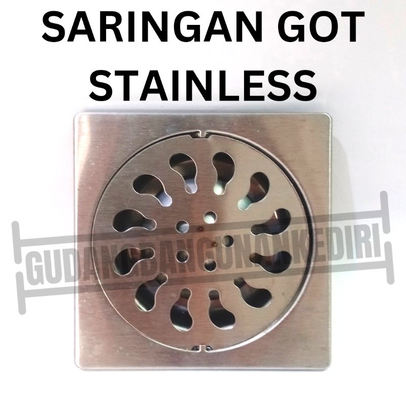 saringan got stainless steel kamar mandi floor drain GRT