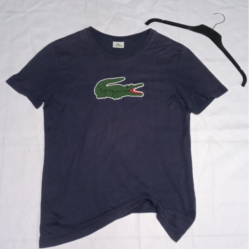 kaos lacoste big logo