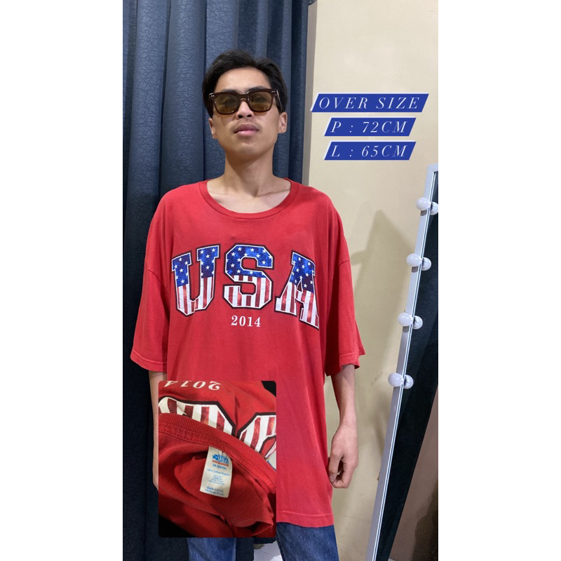 KAOS VINTAGE SECOND BRANDED/Harga pas