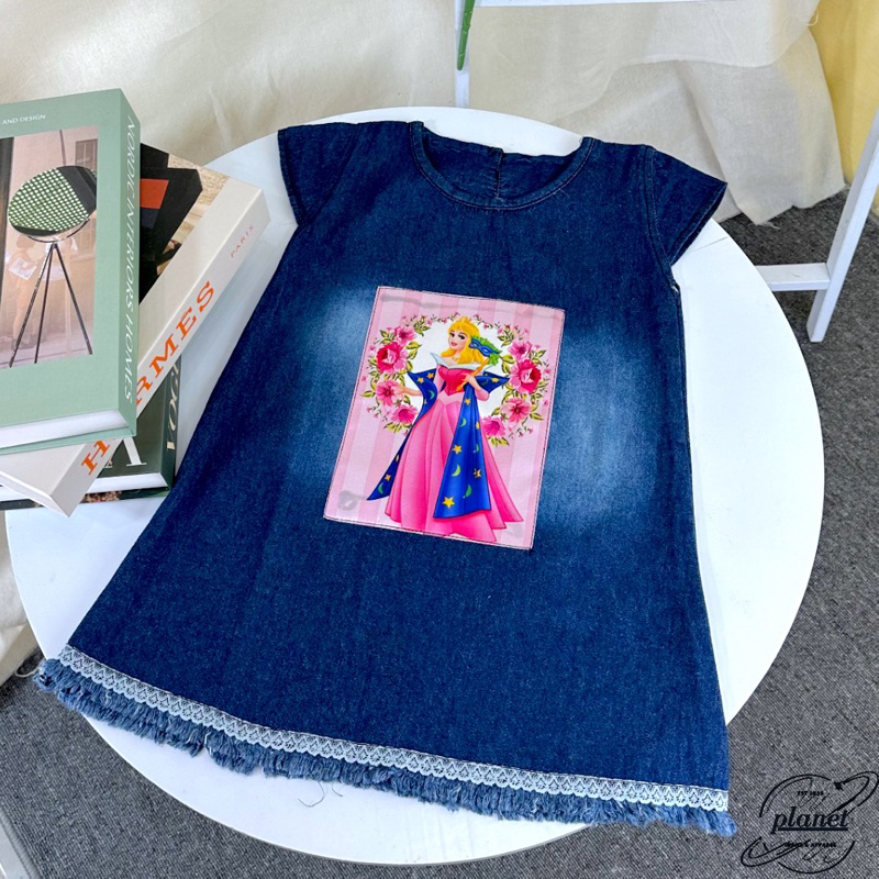 DRESS ANAK JEANS DRESS ANAK PEREMPUAN 3-4 TAHUN