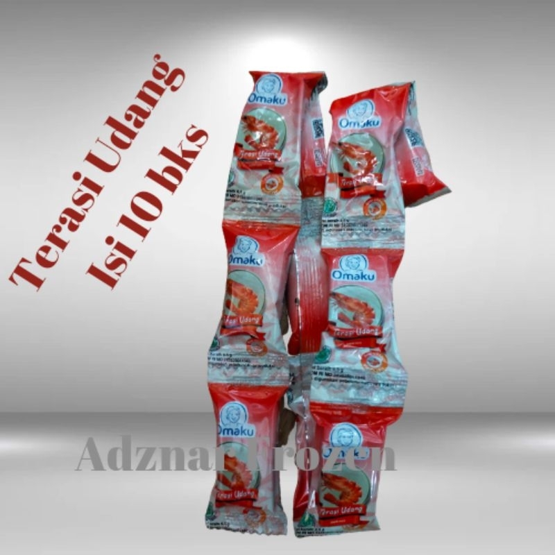 

Terasi udang isi 10 psc