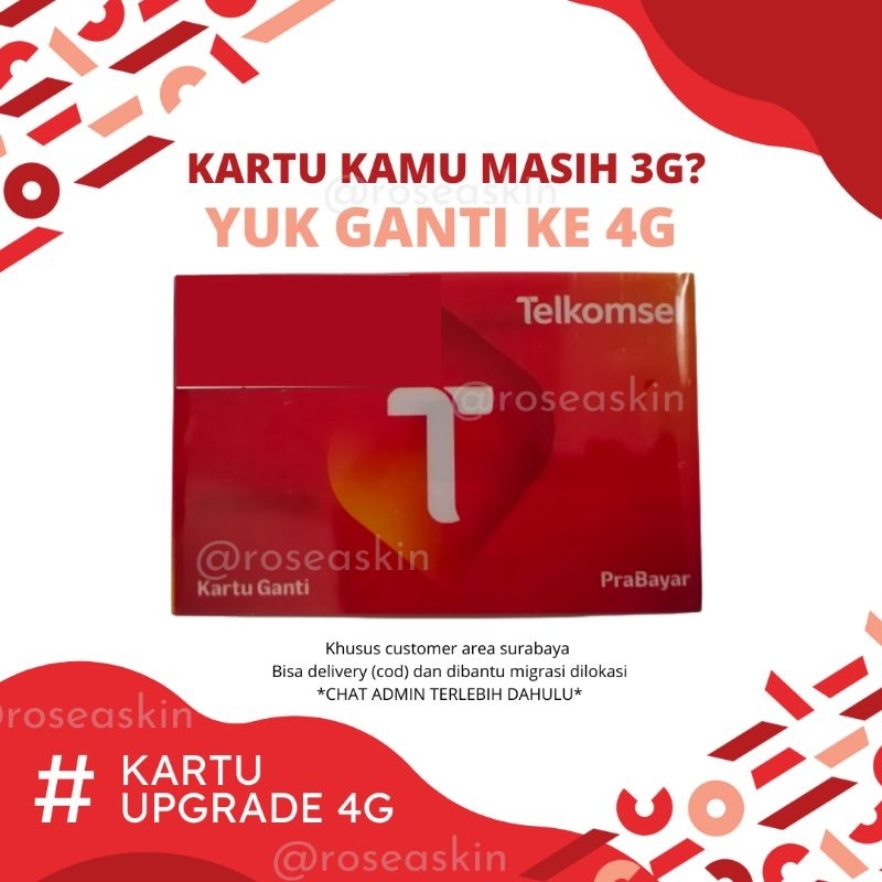 KARTU UPGRADE 3G KE 4G TELKOMSEL