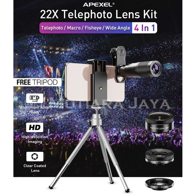 APEXEL Telezoom 22X