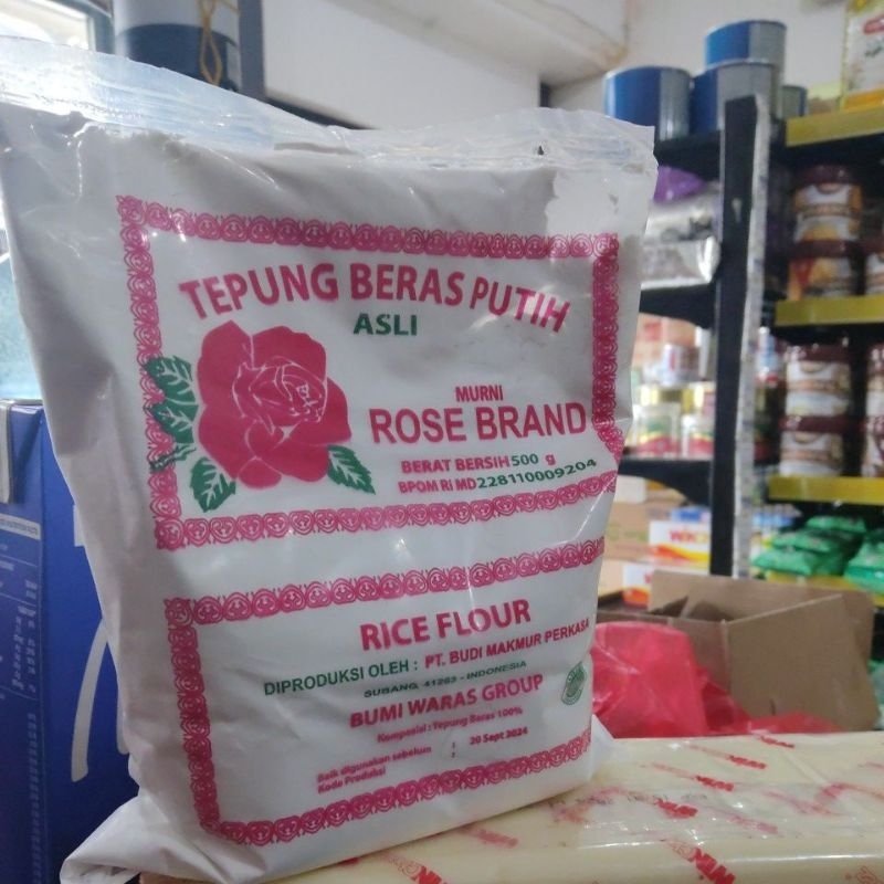 

tepung beras rose brand 500 gram