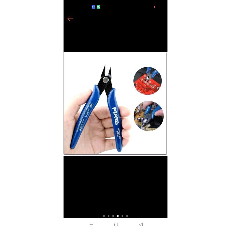 Tang Plato Alat Pemotong Kawat Kabel Serbaguna