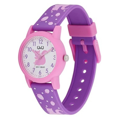 Q&amp;Q QNQ QQ ORIGINAL RUBBER BAND KIDS WATCH JAM TANGAN ANAK  Import V23 V23A V23A-007 Kado