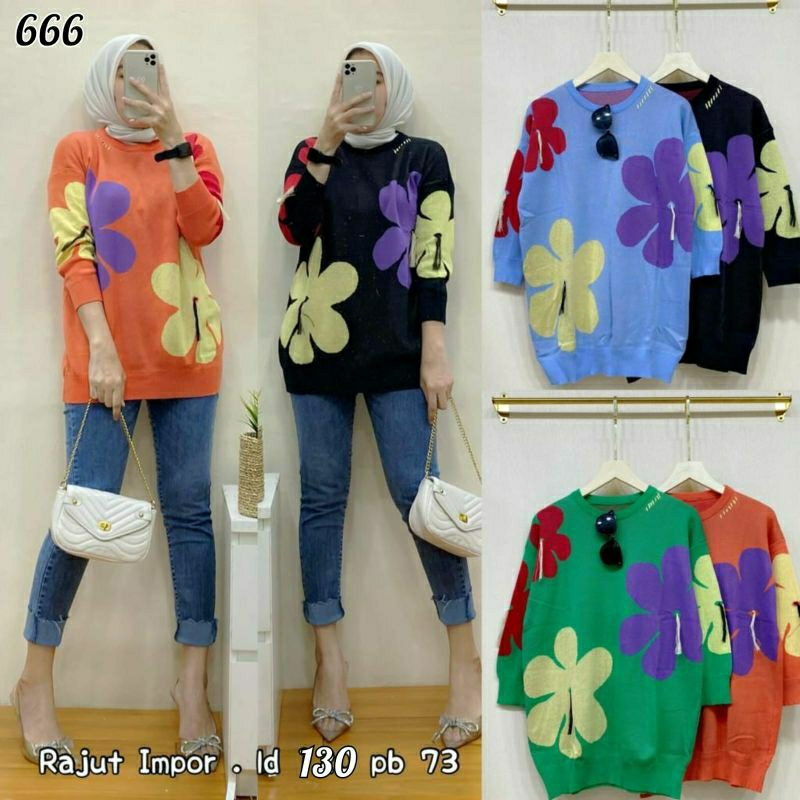 Sunflo Rajut Jumbo, ATASAN RAJUT JUMBO CANTIK MODIS FIT XXL LD 130-150 BAHAN RAJUT IMPORT TERMURAH OOTD KEKINIAN TERLARIS