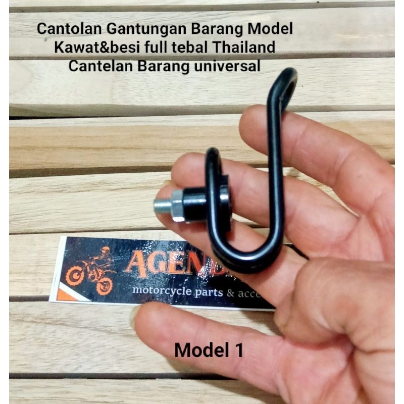 Cantolan Gantungan Barang Model Kawat&amp;besi full tebal  Cantelan Barang universal pnp bebek matic