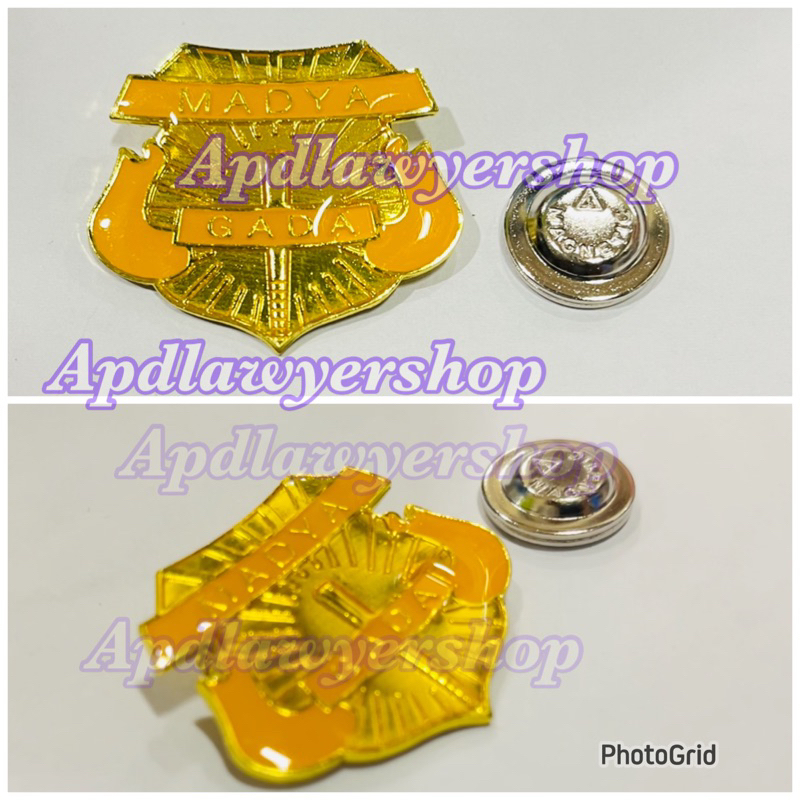 Pin Gada Madya Security Satpam Magnet ORIGINAL Kwalitas Bagus