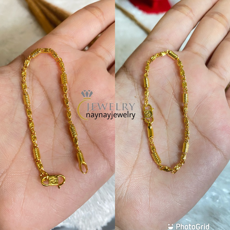 Gelang Bambu Anak ( Warna 24K)