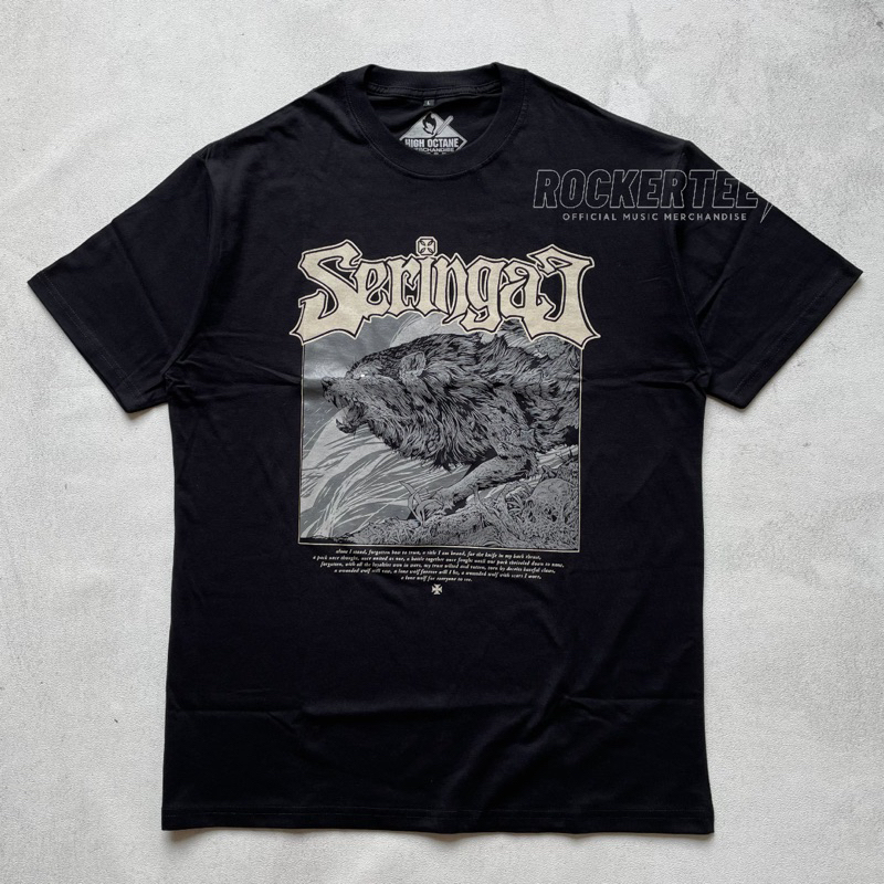 Ready Stock - Tshirt Seringai - Lone Wolf