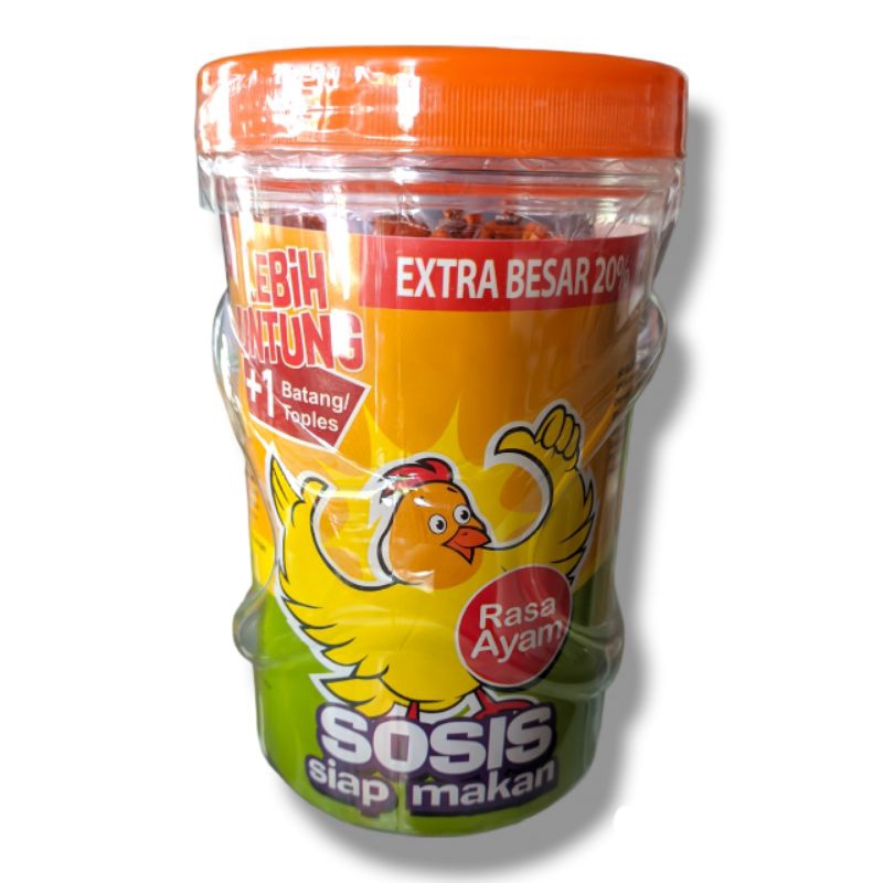 

Sosis So Nice Rasa Ayam 1 Toples (isi 25pcs)