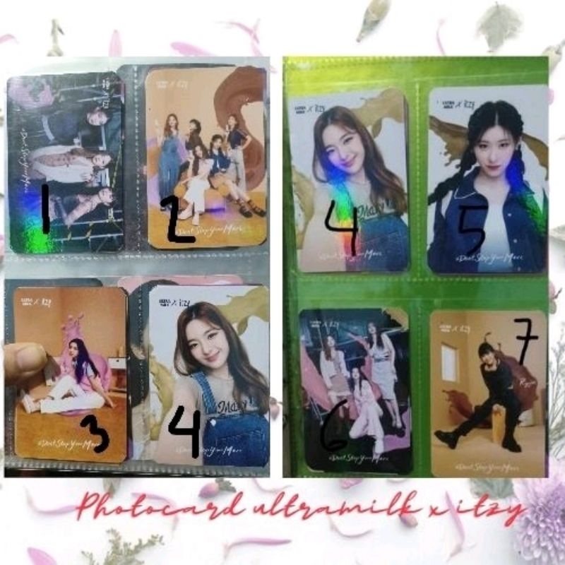 PHOTOCARD ULTRAMILK X ITZY