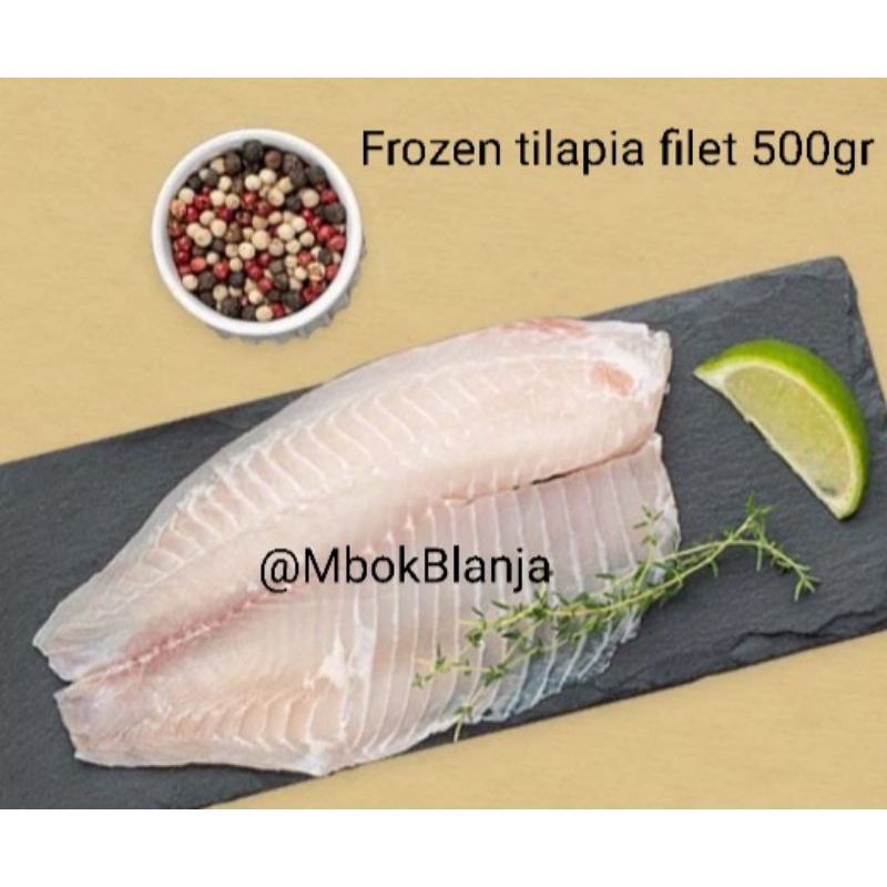 

frozen tilapia fillet / ikan nila fillet ikan air tawar 500 gr