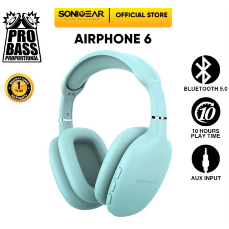 Headset Sonic gear Airphon 6 bluetooth color