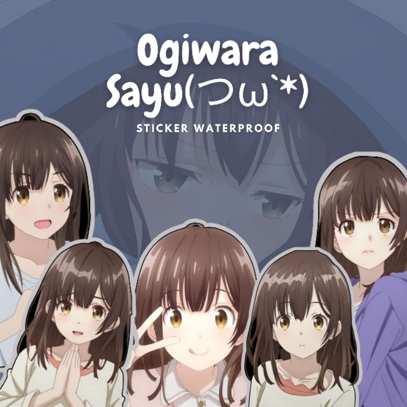 STICKER ANIME SAYU OGIWARA HIGEHERO (WATERPROOF)