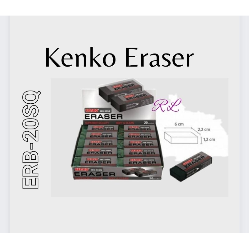 

Eraser Kenko/Penghapus Kenko ERB-20SQ (isi 20 pcs/box)