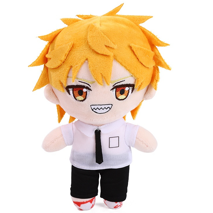 Boneka Denji Casual Chainsawman Chibi Anime Gantungan Cermin dan Kaca Mobil