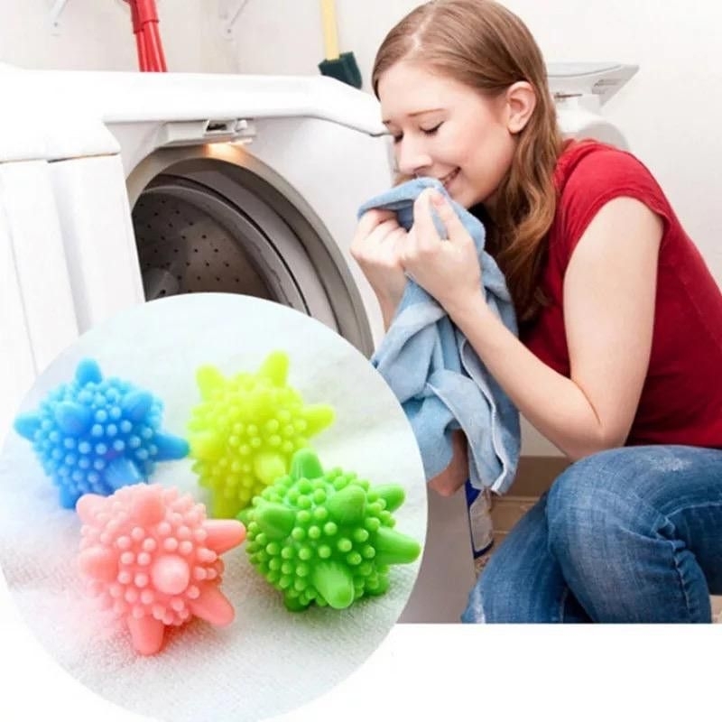 Magic Laundry Ball - Bola Karet Pembersih Baju Mesin Cuci Pengering