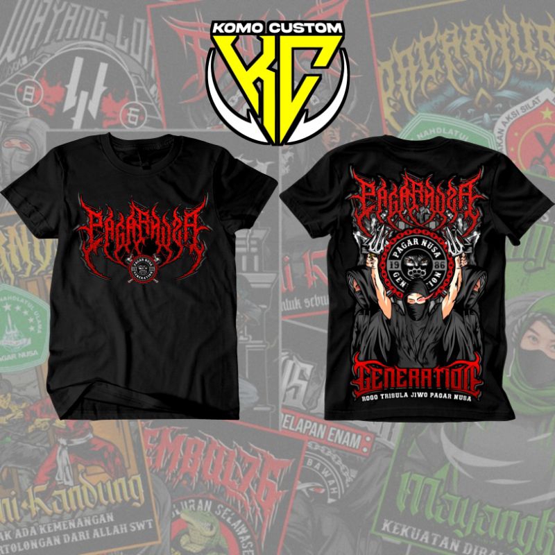 KAOS PAGAR NUSA GENERATION (FULL PUNGGUNG)