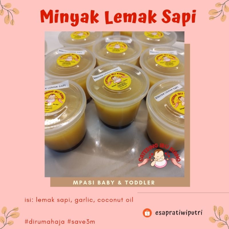 

Minyak Lemak Sapi Beef Fat Oil Mpasi Frozen