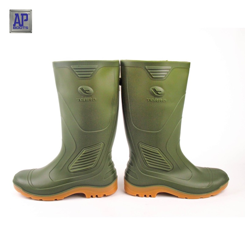 AP BOOTS TERRA HIJAU SEPATU BOOT PVC