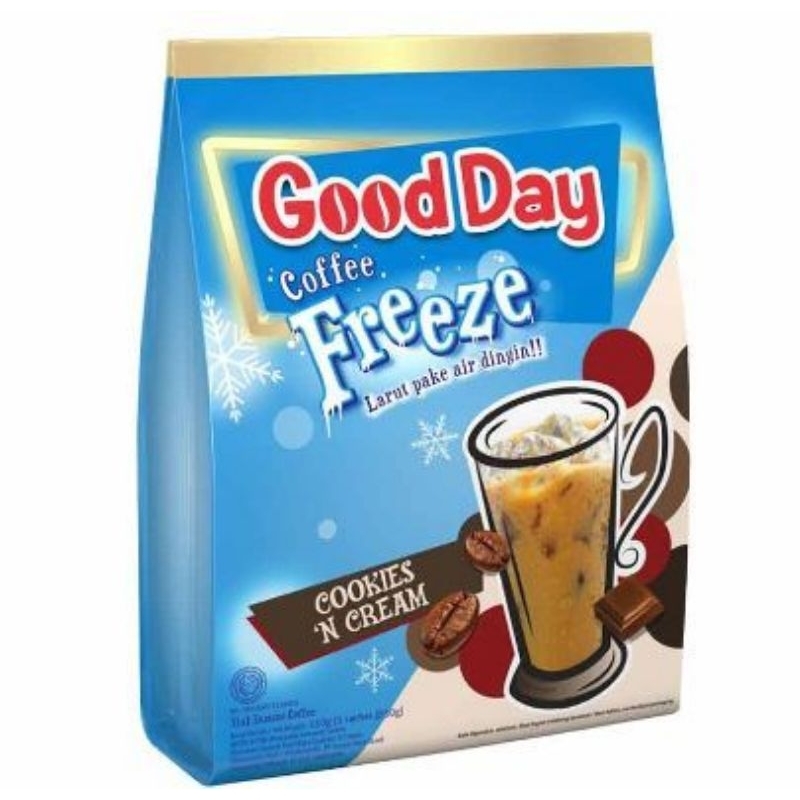 

Kopi Good day Coffee Freeze 3 in 1 Cookies n Cream