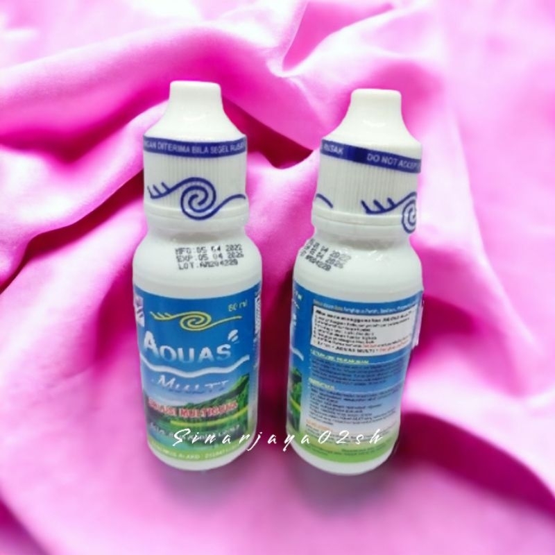 Air Aquas Kecil Cairan Pembersih Softlens Original 120ml