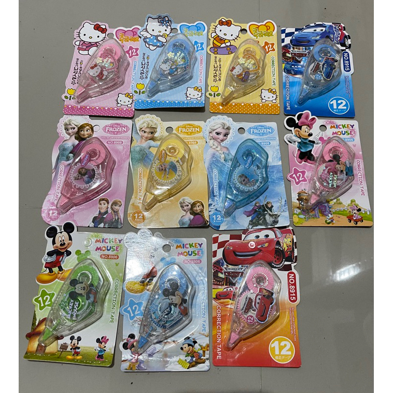 

correction tape disney 12m satuan