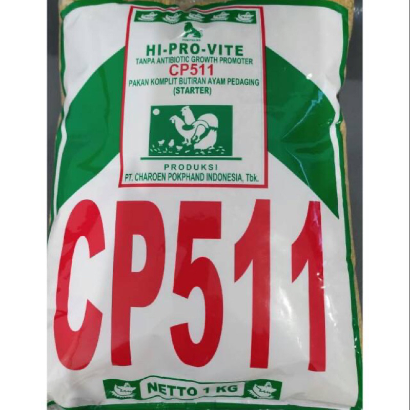 Por Pakan Ayam Buras Bangkok CP511/A591K/A592K/A594K 1Kg