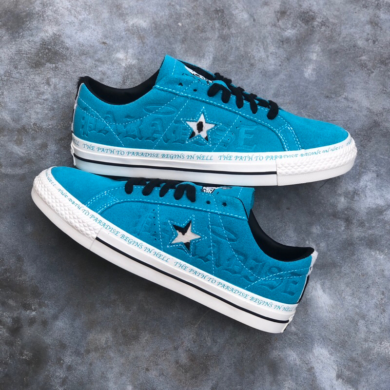 Converse One Star Pro Ox Paradise Sean Pablo Rapid Teal Original
