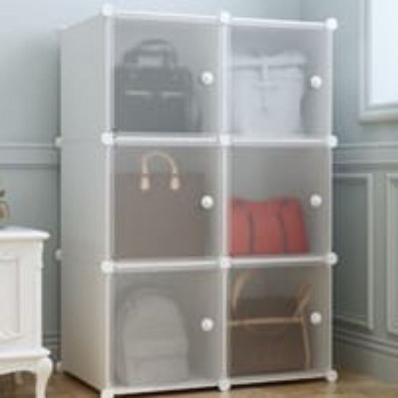 A - LEMARI TAS PLASTIK RAK TAS PLASTIK TAS STORAGE LEMARI  TAS SERBAGUNA / STELLA GISELLE