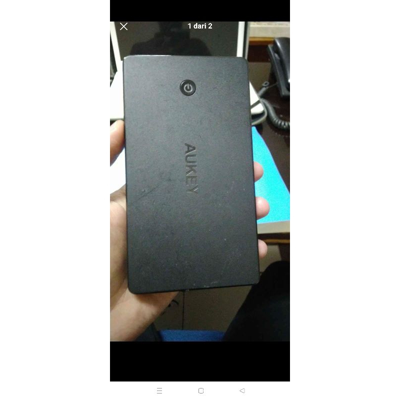 Aukey PB-T10 Power Bank 20000mAh Hitam