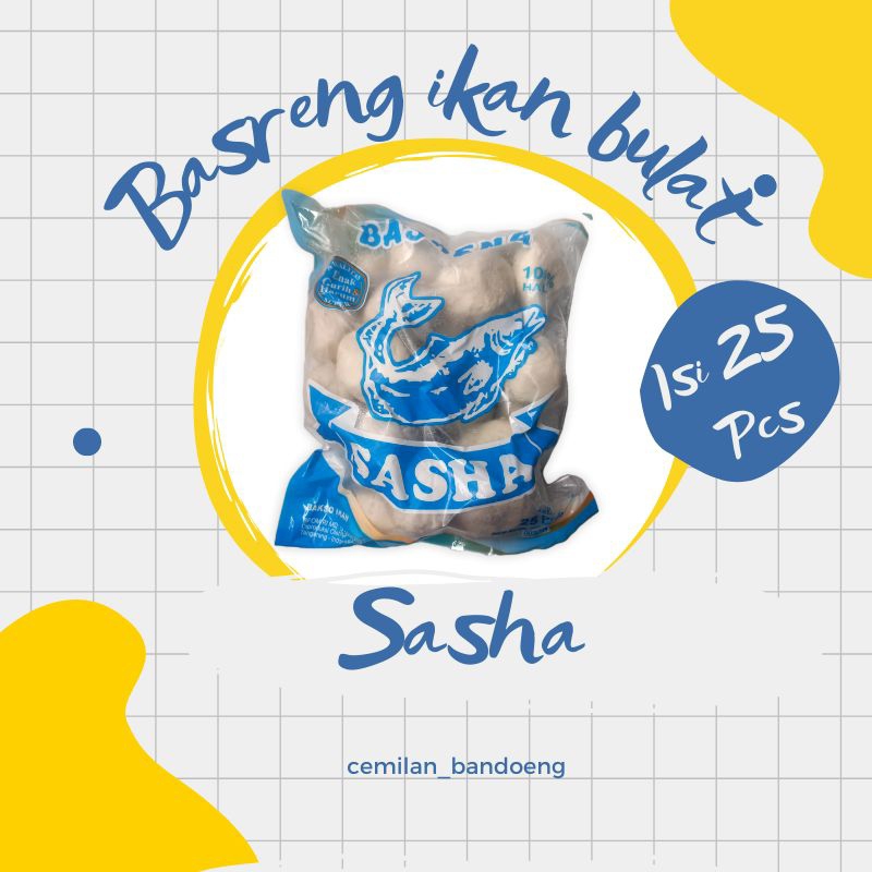 BASRENG IKAN BULAT SASHA ISI 25 PCS