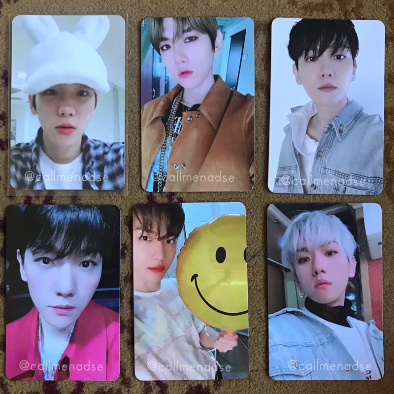 photocard baekhyun bunny/for life