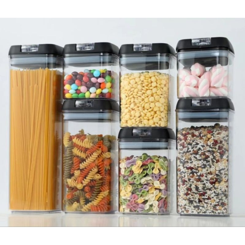 Toples Makanan Set isi 7pcs/Food Container storage set BFA FREE