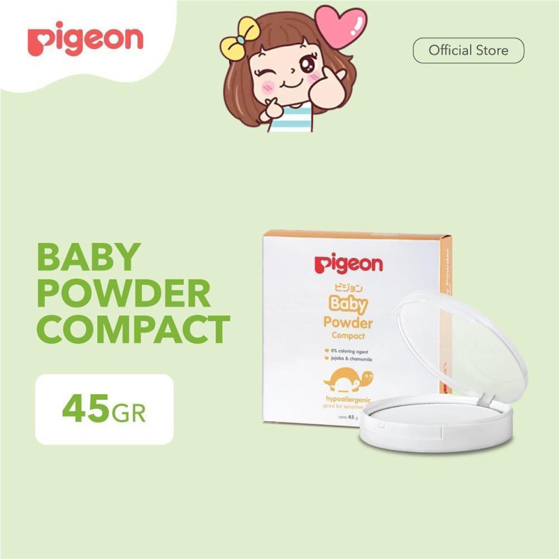 bedak padat pigeon / isi ulang bedak padat pigeon / refil bedak padat pigeon
