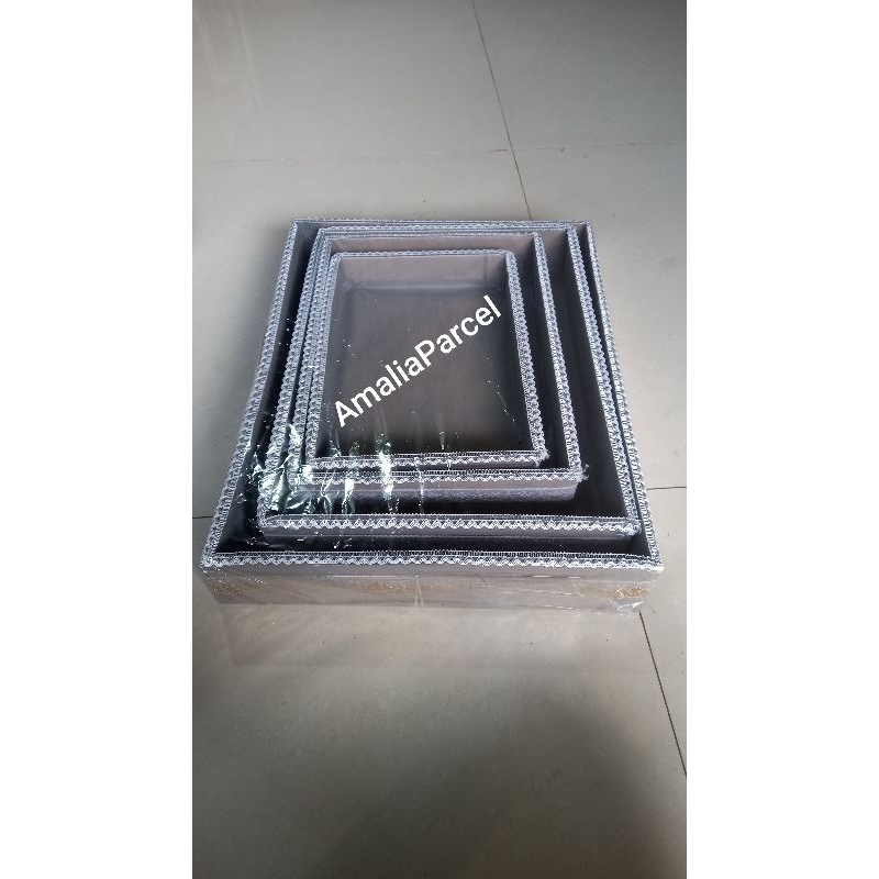 

Kotak Parcel Seserahan Lamaran/hataran tebal Murah Set 4(isi 4)