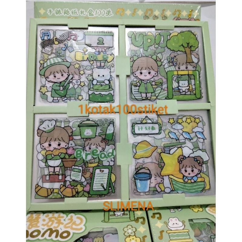 

STIKER MOMO KARAKTER KOREA KARTUN LUCU ANTI AIR/1KOTAK ISI 100 PCS 100 GAMBAR