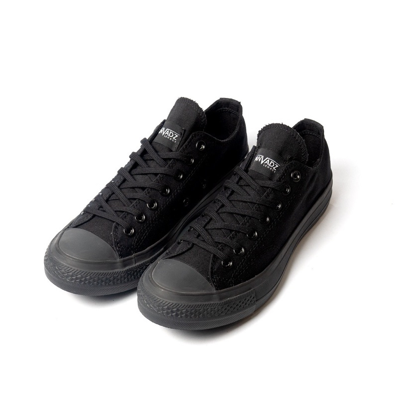 SEPATU HANVADZ 70s - SEPATU KANEKES HANVADZ FULLBLACK LOW