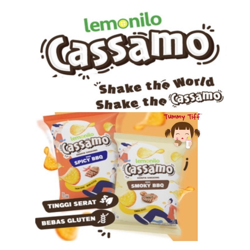 Lemonilo cassamo keripik singkong / cemilan diet / qtela