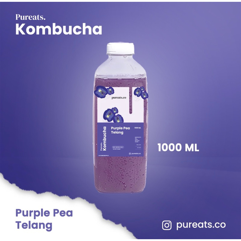 

Pure Kombucha 1L - Purple Pea