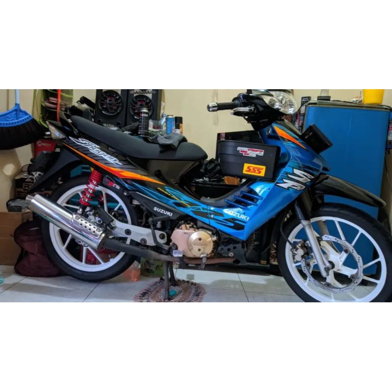 Striping Lis Sticker Standar ORI Suzuki Shogun Sp 125 2006 2007 Striping Shogun Sticker Shogun